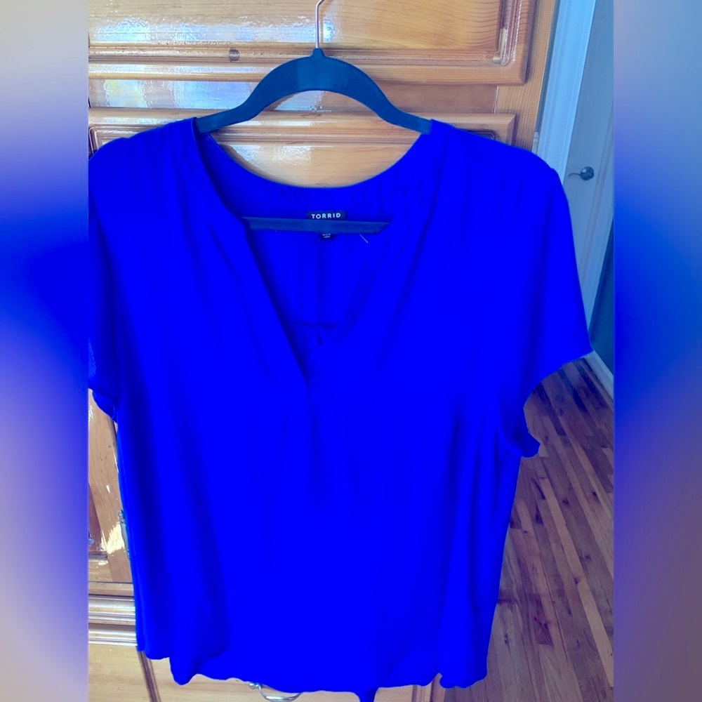 Torrid Royal Blue Woman's Blouse